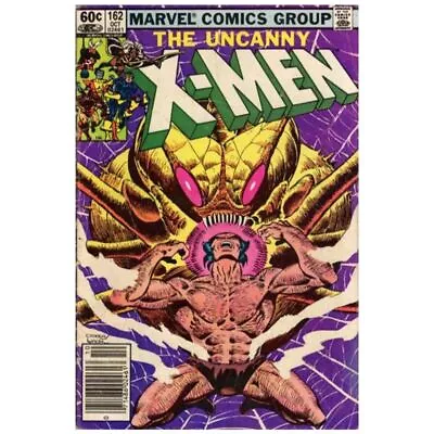 Buy Uncanny X-Men #162 Newsstand  - 1981 Series Marvel Comics Fine Minus [b% • 8.33£