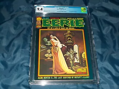 Buy Eerie #71 CGC 9.4 NM (Warren - 01/76) Goblin Cover! 1st Appearance! SWEET! • 87.76£