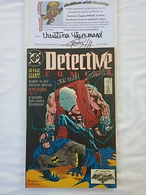 Buy Detective Comics #598 (VFNM) DC Comics 1989 Signed John Beatty & Jim Shooter • 45.47£