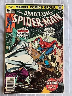 Buy Amazing Spider-Man 163 (1976) Kingpin App, Cents • 13.99£