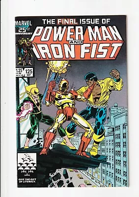 Buy Power Man & Iron Fist #125 NM/MT White Pages Uncirculated 1986 Marvel 1st Print • 11.64£
