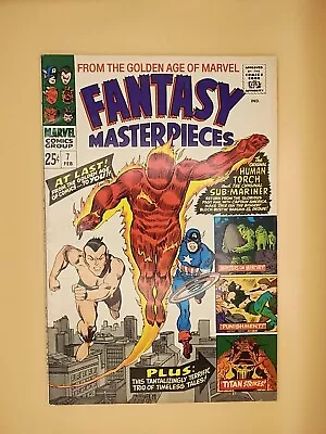 Buy Fantasy Masterpieces #7 ~ 1967 Marvel Comics ~ Human Torch ~Stan Lee~ Jack Kirby • 16.30£