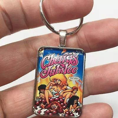Buy Cherry's Jubilee #1 Cover Pendant With Key Ring And Necklace Comic Book Poptart • 12.07£