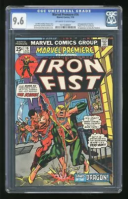 Buy Marvel Premiere #16 CGC 9.6 1974 1017248001 2nd App. And Origin Of Iron Fist • 302.88£