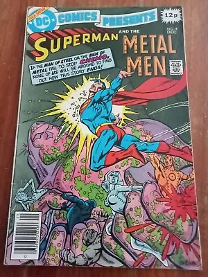 Buy DC Comics Presents #4 Superman & The Metal Men Bronze Age Dec 1978 (FN-) • 3£