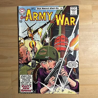 Buy 1964 DC Our Army At War #142 Sgt. Rock Joe Kubert Art • 10.86£