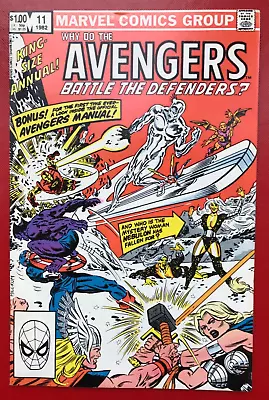 Buy Avengers Annual 11 , Marvel Comics, 1982, Silver Surfer Cover VFN/NM • 10£