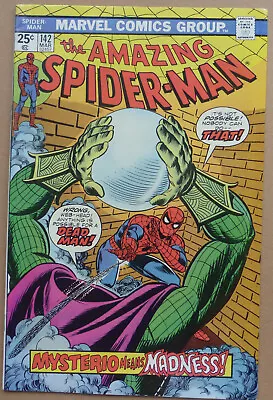Buy The Amazing Spider-man #142,  Mysterio Means Madness , High Grade Vf-/vf. • 55£
