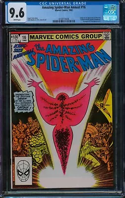 Buy Amazing Spider-Man Annual #16 ❄️ CGC 9.6 WHITE Pages ❄️ 1st Monica Rambeau! 1982 • 174.74£