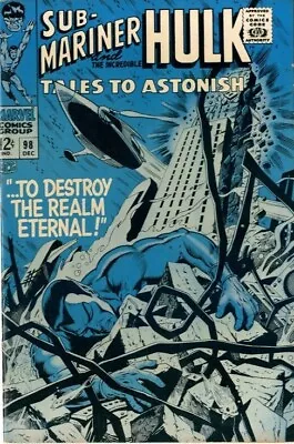Buy Tales To Astonish   # 98    VERY FINE+     Dec.  1967     Adkins  Cover   Thomas • 52.81£