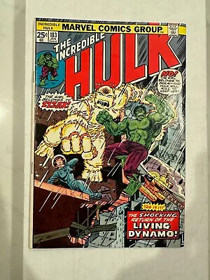 Buy The Incredible Hulk #183 Comic Book  2nd App Zzzax • 2.56£