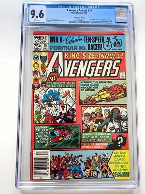 Buy AVENGERS ANNUAL #10 CGC 9.6 NEWSSTAND WP (1981) 1st Rogue / Madelyn Pryor  • 294.86£