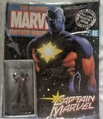 Buy Eaglemoss Marvel Classic Figurine Collection #46 Captain Marvel - NEW & SEALED • 8£