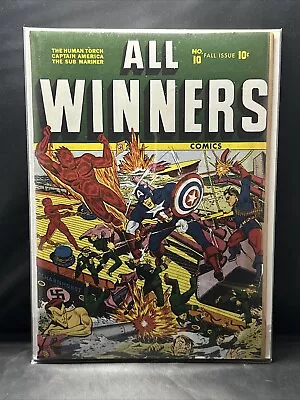 Buy All Winners Comics #10 Coverless/Facsimile Cover 1943 • 330.05£