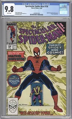 Buy Spectacular Spider-Man #158 CGC 9.8 - 1st Cosmic Spider-Man • 128.14£