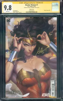 Buy Wonder Woman 1 CGC SS 9.8 Artgerm Variant Cover 11/23 • 132.25£