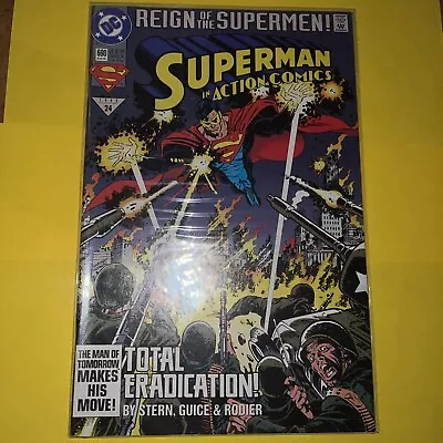 Buy DC Comics Superman In Action Comics #690 Aug 1993 Total Eradication!👀 • 5.43£