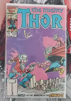 Buy THE MIGHTY THOR #372 ,1st Appearance Of Time Variance .Marvel Comics 1986 /VG+ • 23.99£
