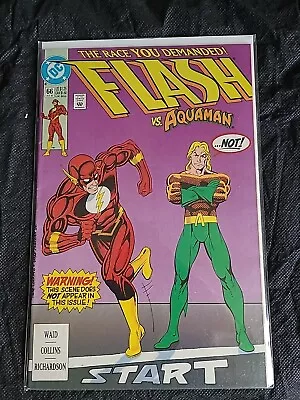 Buy Flash # 66 DC Comics July 1992 Flash Vs Aquaman Grade Mint  • 10£