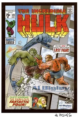 Buy HULK #122 Custom Color Cover Painting!  FANTASTIC FOUR! Silver-Age! Trimpe! • 116.69£