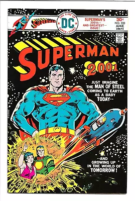 Buy Superman Vol 1, #300 DC 1976, Origin Retold, Cary Bates & Curt Swan 9.2 NM- • 38.82£