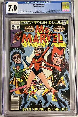 Buy Ms Marvel 18 CGC 7.0 1st Full Appearance Of Mystique • 97.08£