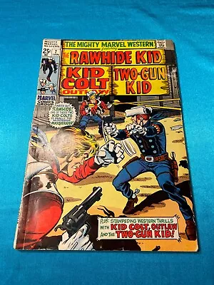 Buy Mighty Marvel Western # 7 Jan. 1970, Rawhide Kid! Kid Colt Outlaw! Very Good • 3.73£