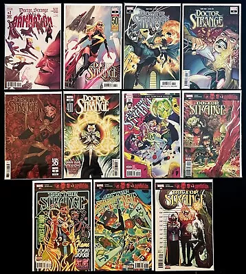 Buy *Doctor Strange*Hi-Grade #2,3 Variant, 4-6, 10, 385-389 11 Issue Lot Marvel 2018 • 24.46£