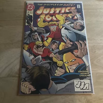 Buy Justice Society Of America March 93 # 8 The Disciples Of Hate VF Nice Comic VTG. • 10.87£