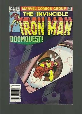 Buy Iron Man #149  [Marvel, 1981) FN/VF- 7.0 John Romita Artwork, Doctor Doom • 13.98£