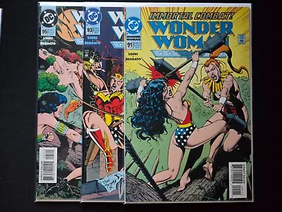 Buy (LOT 3) Wonder Woman #s 91 93 & 95 DC Comics 1994 1995 Deodato Vs. Artemis VFNM • 5.43£