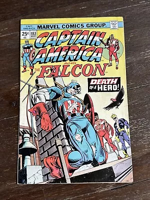 Buy Captain America #183 (Marvel 1975) Death Of Captain America. 1st Gamecock FN- • 11.65£
