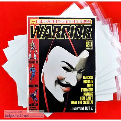 Buy Warrior 11 Magazine V For Vendetta Quality Comic UK + Bag And Board (Lot 674 ) • 26.43£