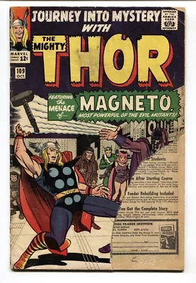 Buy JOURNEY INTO MYSTERY #109 - Comic Book Thor Magneto Kirby Marvel Incomplete • 20.46£