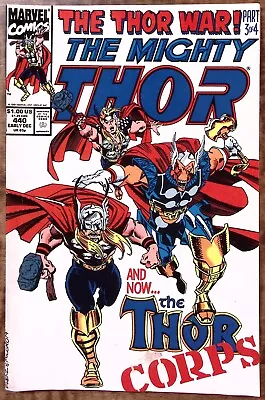 Buy 1992 The Mighty Thor Dec #440 Marvel Comics The Thor War! Part 3 Of 4  Z3345 • 8.73£