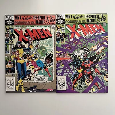 Buy Marvel Comics The Uncanny X-Men #153 & 154 VF+ 1st Kitty Pryde Solo Story 1982 • 4.65£