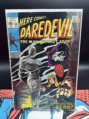 Buy Daredevil 54 Spider-man Crossover Marvel 1969 • 19.45£