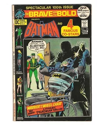 Buy Brave And The Bold #100 1972 FN/VF Or Better! Batman Green Lantern Black Canary • 23.29£