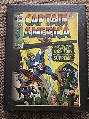 Buy Captain America 8.5  X 6.5  Canvas Picture Of Comic Book #123, Good Condition • 3.88£