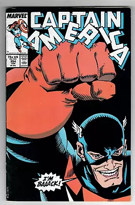 Buy Captain America # 354 (5.0) 6/1989 Marvel Key Copper-Age Book  U.S. Agent App. • 9.71£