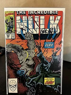 Buy THE INCREDIBLE HULK #368 - SIGNED By PETER DAVID • 4.65£