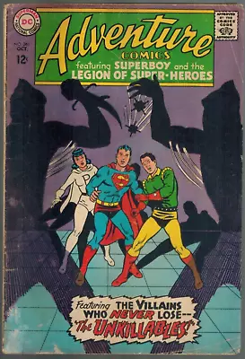 Buy Adventure Comics 361  1st Dominators!  Legion Super-Heroes  Good  1967 DC Comic • 4.62£