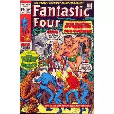 Buy Fantastic Four #102  - 1961 Series Marvel Comics VF Minus [x: • 40.29£