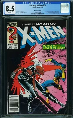 Buy Uncanny X-Men #201 (1986) CGC 8.5! Newsstand Edition! • 27.17£