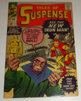 Buy Tales Of Suspense #48 Key Issue First New Armor 1964  Fn + 6.5/7.0 Iron-man • 346.02£