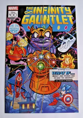 Buy The Amazing Spider-Man 23 Disney 100 Variant Cover COMIC BOOK Infinity Gauntlet • 9.95£