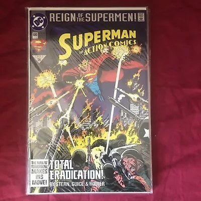Buy Superman In Action Comics 690  Total Eradication  #24 Aug. 1993 DC Comics   • 77.66£