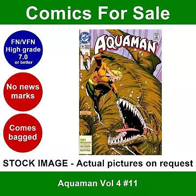 Buy DC Aquaman Vol 4 #11 Comic - FN/VFN Clean 01 October 1992 • 3.99£