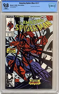 Buy Amazing Spider-Man #317 CBCS 9.8 1989 21-0F060B8-006 • 229.10£