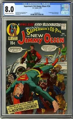 Buy Superman's Pal Jimmy Olsen #134 CGC 8.0 DC 1970 1st Darkseid! Cameo! G11 110 Cm • 485.38£